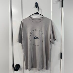 Quiksilver Light Gray Men's Tee